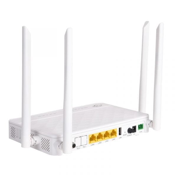 wifi modem for fiber optic with pon port