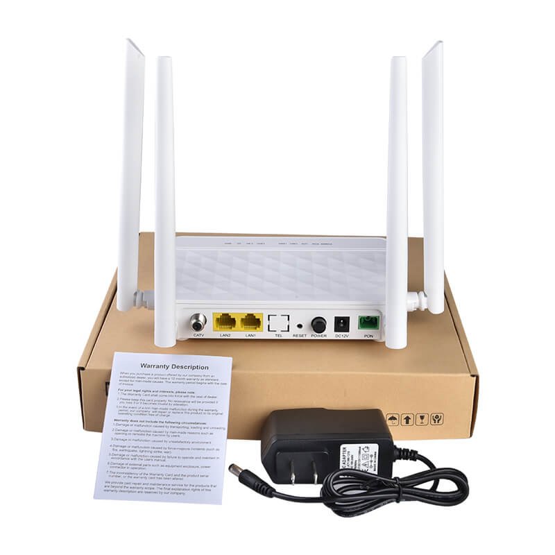 FTTH Fiber Optic 2GE CATV AC1200 xPON ONT BT-718XR | BT-PON